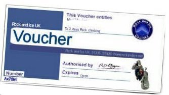 gift voucher climbing, abseiling,skydive